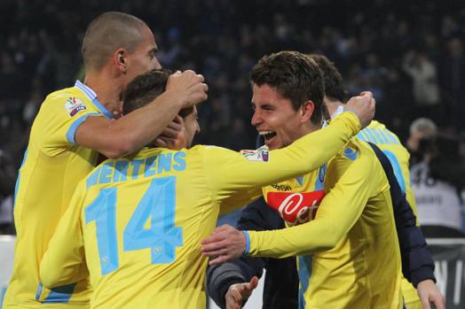 Arriva anche il 3-0 di Jorginho. Ansa